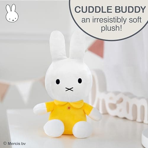 Kids Preferred Miffy Plush Toy, 8 Inch Sitting Dutch Bunny Plush from Dick Bruna, Soft Boa Rabbit Bunny Stuffed Animal Plushie Doll for Girls and Boys thumbnail 5