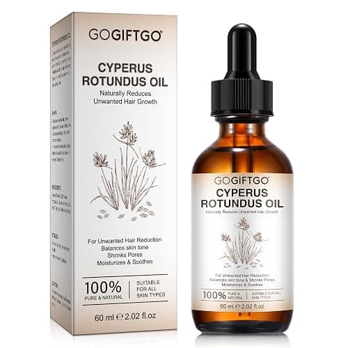 GOGIFTGO Cyperus Rotundus Oil,Cyprus Rotundus Oil for Hair Removal,Cyperus Oi-l Natural, Soothing and Gentle,Reducing Body Hair Growth,Smooth Skin & Hair Removal,60ml (1pcs) - Image 1