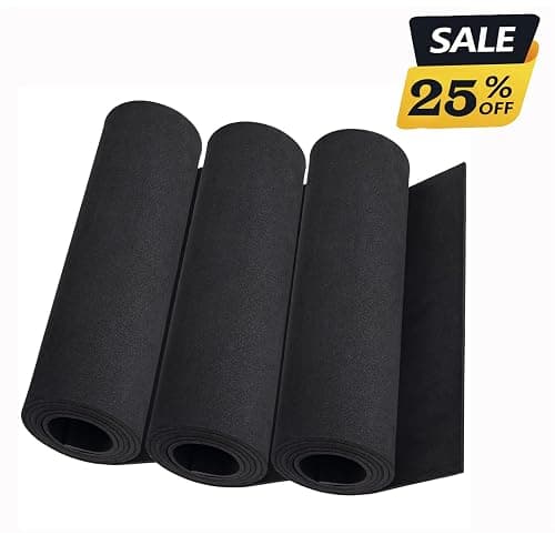 3-Pack 5mm Thick Black Eva Foam Cosplay Sheets roll, 13.9" x 59" Premium eva Craft Foam for Cosplay Costume by MEARCOOH thumbnail 4