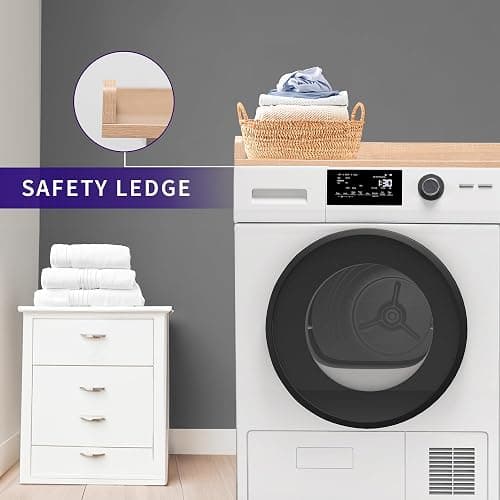 Life Finds 54 inch Washer Dryer Countertop with Safety Ledge for Laundry Room Organization, Light Wood, LF-WDCT1C thumbnail 5