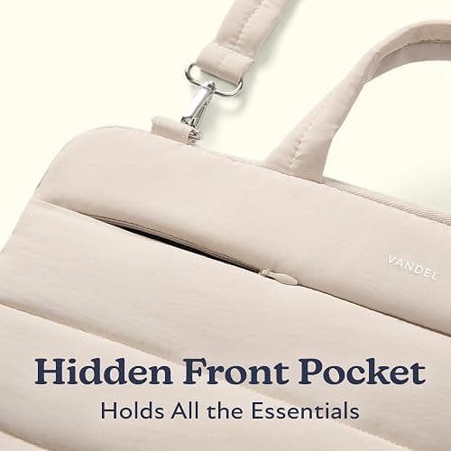 Vandel 13-14 inch Laptop Carrying Case Sleeve with Strap, Shoulder Bag with Handle, 14 in Laptop Computer Bag for Women, MacBook Air 13 Inch Carrying Case, MacBook Pro 14 in HP Messenger Carrier thumbnail 4