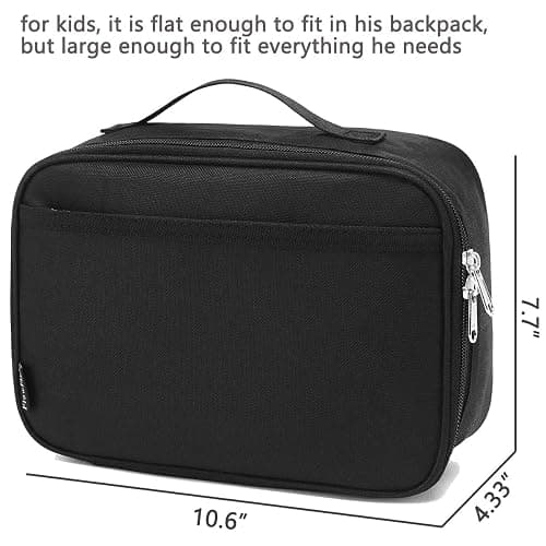 flowfly black lunch bag/box thumbnail 2