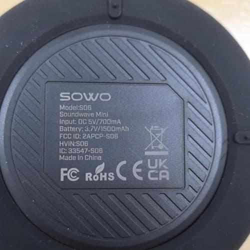Portable Bluetooth Speaker Wireless - Small Shower Speaker Waterproof with Clip - Powerful Bass and Louder Volume - Colorful Lights and Lightweight with TWS Pairing - Black thumbnail 8