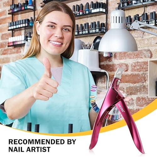 BEZOX Sharp Blade Acrylic Nail Clipper, Professional and High Precision Nail Tip Cutters, False Nail Cutter for Nail Tips thumbnail 8