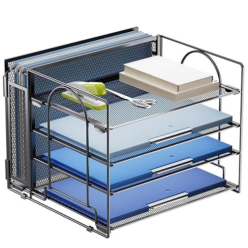 Marbrasse 4 Tier Paper Organizer