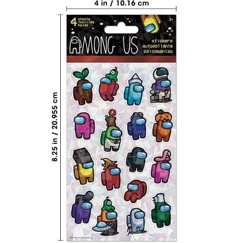 Among Us Standard Sticker - 4 Sheet thumbnail 3