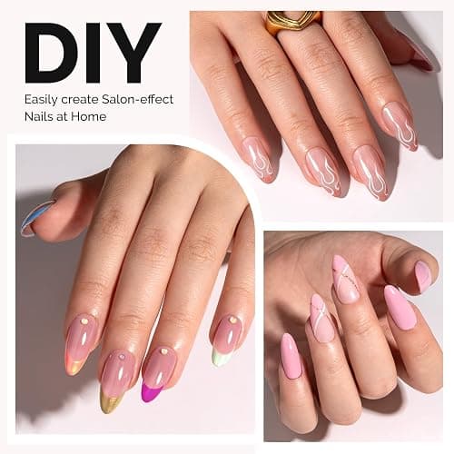 MelodySusie Medium Almond X Nail Tips - 300Pcs Clear Acrylic, Half Matte Full Cover Press on Nails for DIY Extension&Salon Use,15 Sizes Pre-Shaped for Long-Lasting Manicure,Fall Winter Nails thumbnail 7