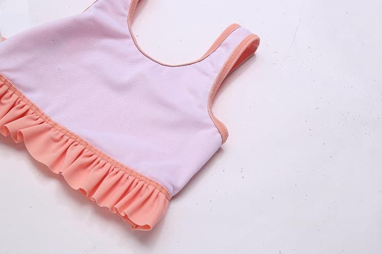 Arshiner Girls Bikini Beach Swimwear 2 Piece Swimsuits Floral Printing Bathing Suits for 4-15 Years thumbnail 3
