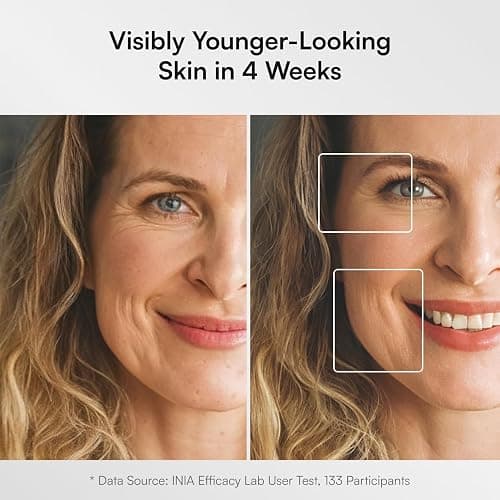INIA Red Light Therapy Mask for Face, Glow Wireless LED Face Mask Light Therapy with Near-Infrared Red Light (NIR), Rechargeable and Ergonomic Design for Home & Travel thumbnail 2