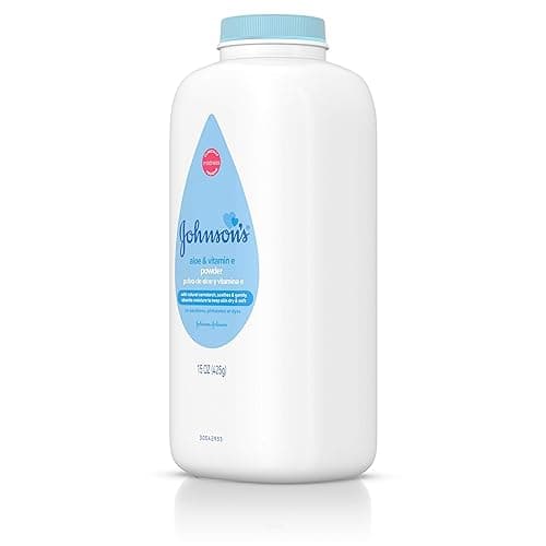 Johnson's Baby Powder with Naturally Derived Cornstarch, Aloe & Vitamin E for Delicate Skin, Hypoallergenic, Free of Parabens, Phthalates & Dyes for Gentle Baby Skin Care, 15 oz thumbnail 10