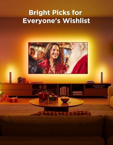 Govee TV LED Backlight Strip, RGBIC Smart LED Backlight for 40-50inch TVs, Music Sync, Wi-Fi Bluetooth & App Control, Works with Alexa & Google Assistant, 77 Scene Modes, Adapter thumbnail 3
