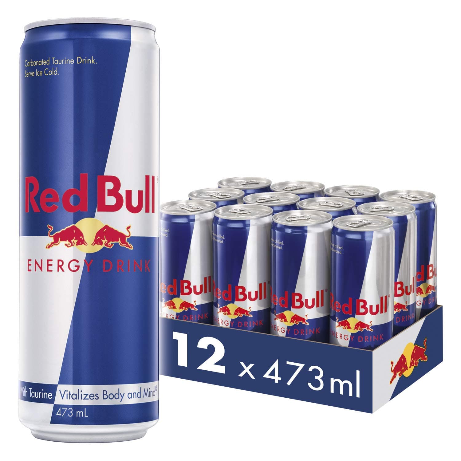 Red Bull Energy Drink 473 ml (12 Pack) - Image 1