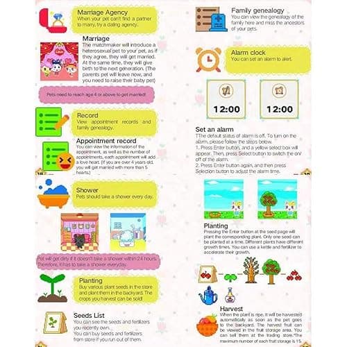Alomejor Virtual Pet Toy for Children USB Charging Best Companion Pet Game Console Handheld for Kids () thumbnail 6
