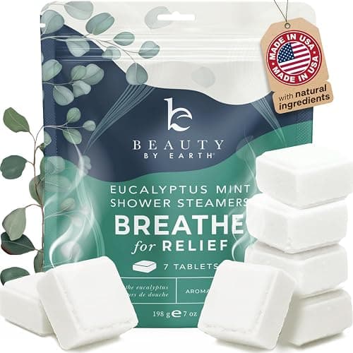 Shower Steamers Aromatherapy - USA Made with Natural Ingredients & Eucalyptus Essential Oil, Mothers Day Gifts for Mom, Large Shower Bombs, Relaxation Spa Gifts for Women & Men, Unique Self Care Gifts - Image 1