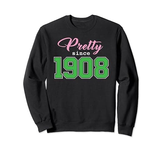 Pretty Since 1908 Sorority Sweatshirt - Adult Unisex - Royal Blue - XX-Large - Image 1