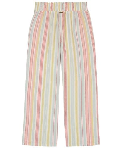 Billabong Girls' New Waves Mid-Rise Wide Leg Pants, Elastic Waistband, Front Pockets thumbnail 2