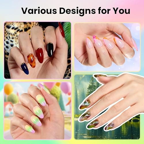 Beetles Gel Nail Polish Kit with U V Light - 80Pcs 55 Colors Gel Nail Kit | Color Enchantment with Everything Base Top Coat Beginner Starter at Home Nails Kit Manicure DIY Salon Tools Gifts for Women thumbnail 5