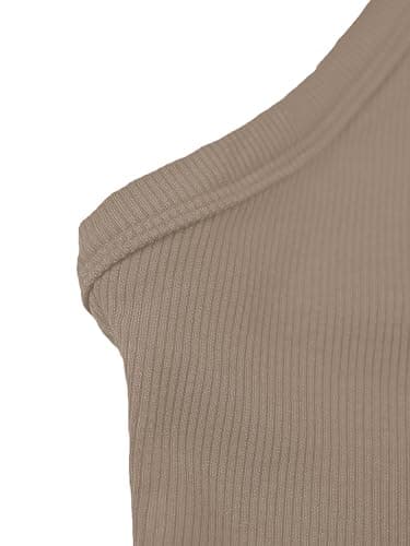 iGENJUN Workout Tops for Women Racerback Basic Tank Summer 2025 Camisole V Neck Slim Fit Ribbed Sleeveless thumbnail 5