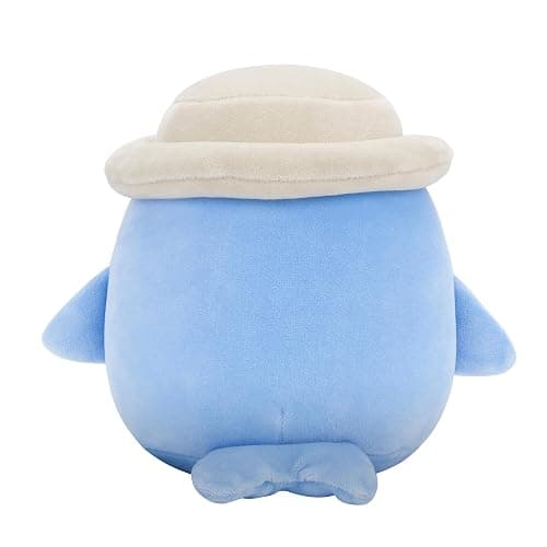 Squishmallows Original 5-Inch Samir Blue Whale with Tan Bucket Hat - Official Jazwares Plush (Little) thumbnail 3