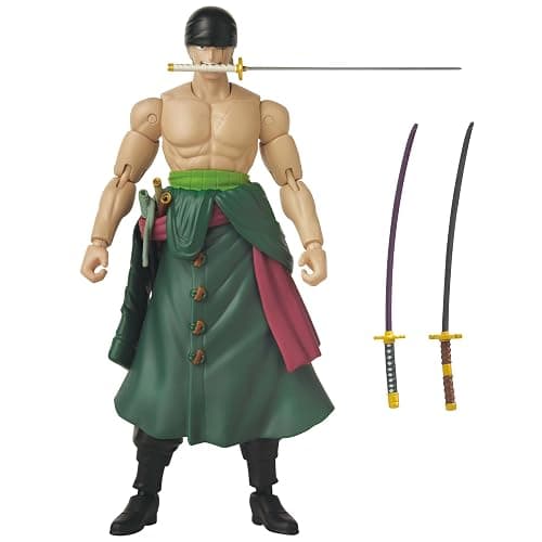 ANIME HEROES - One Piece - Roronoa Zoro Three Sword Style Action Figure | One Piece 6 Inch Action Figure Anime Heroes - Roronoa Zoro Three Sword Style thumbnail 7