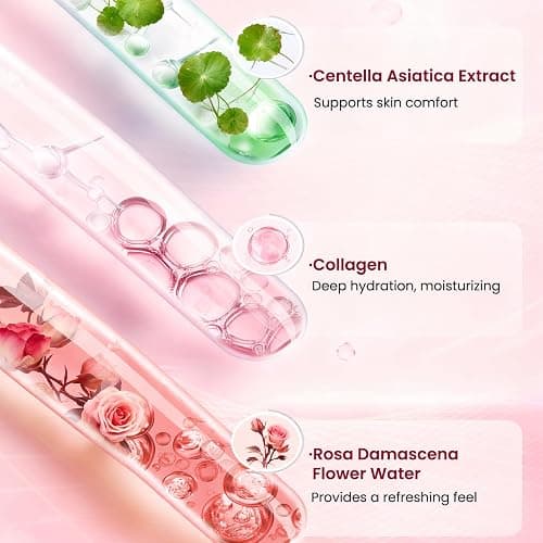 baioribe Qu𝖆𝖘Bio-Collagen Face Mask Overnight, Hydrating Korean Sheet Mask, Collagen Glow Up Firm Skin Deep Hydrating Masks for Pore Minimization - Glow like Glass Skin (2 Box (8 Pcs)) thumbnail 5
