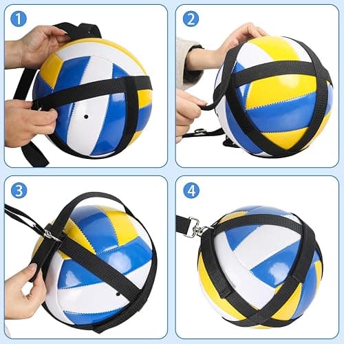 AzReference Volleyball Spike Trainer -Solo Serve Trainer-Volleyball Attack Trainer-Training System Improves Serving, Jumping, Arm Swing Mechanics and Spiking Power thumbnail 7