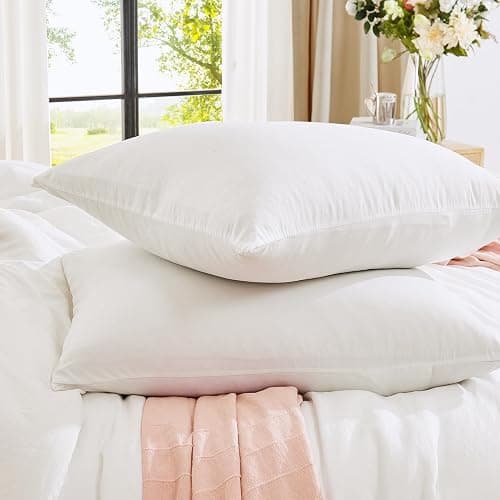 WRENSONGE Queen Comforter Set - 3 Pieces Prewashed White Comforter Soft Lightweight Bedding for All Seasons, Fluffy Down Alternative Comforter Queen Size with 2 Pillow Shams thumbnail 7