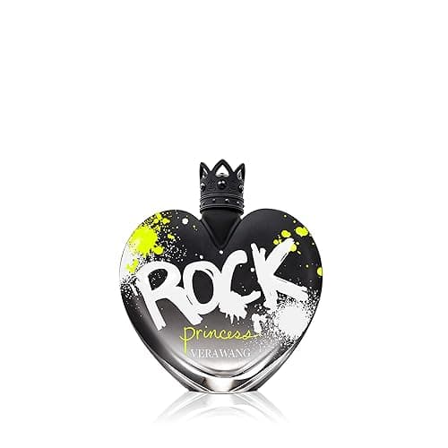 Vera Wang Rock Princess Eau de Toilette 3.4 fl oz (Pack of 1), Notes of Peach, Jasmine, and Vanilla, Women's Fragrance, Long Lasting, Everyday Fragrance, Travel Size - Rock Princess EDT - 3.4 Fl Oz (Pack of 1)