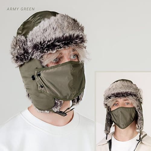CHOK.LIDS Waterproof Winter Trappers Unisex Premium Strength Ushanka Ear Flap Chin Strap Cold Weather Outdoor thumbnail 6