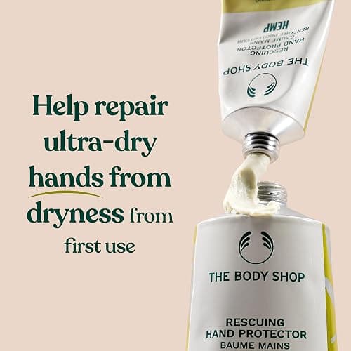 The Body Shop Hemp Hand Protector (1x 30ml), Intensive Hand Cream for Very Dry Hands, 96hr Heavy-Duty Moisture, Non-Greasy Vegan Hand Moisturiser with Hemp Seed Oil thumbnail 2