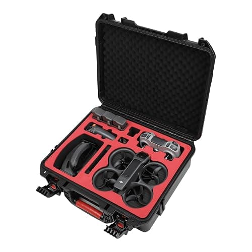 Drogear Waterproof Hard Case for DJI Avata 2 Fly More Combo | Fits DJI Goggles 3 (Not for Goggles N3)/ RC Motion 3 / FPV Remote Controller 3 and Accessories | Up to 8 Batteries | Shockproof, Dustproof thumbnail 8