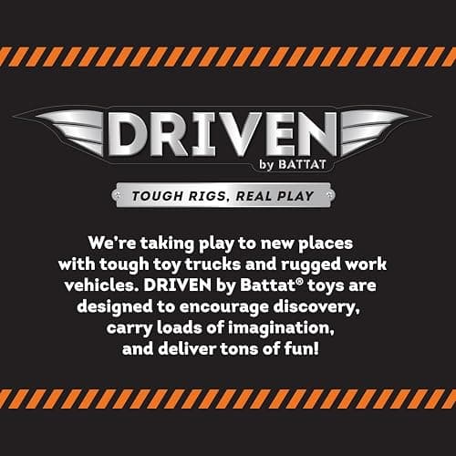 Driven by Battat – Toy Tow Truck for Kids – Rescue Vehicle Toy – Lights & Sounds – Movable Parts – 3 Years + – Tow Truck, 20 inches thumbnail 9
