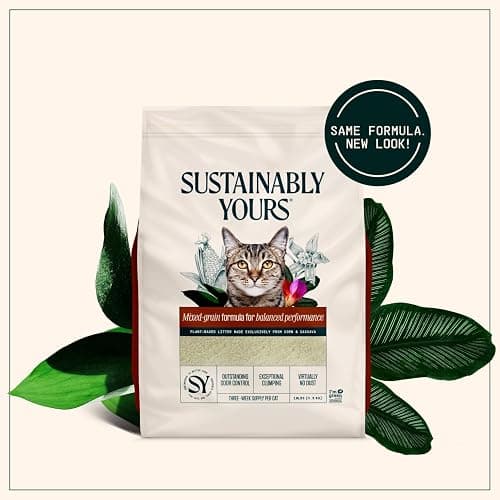 Sustainably Yours Cat Litter, Mixed-Grain Formula 10 lbs thumbnail 7
