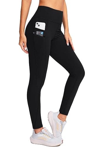 G Gradual Women's Fleece Lined Winter Leggings with Pockets Water Resistant High Waisted Thermal Warm Pants Running Hiking - Image 1