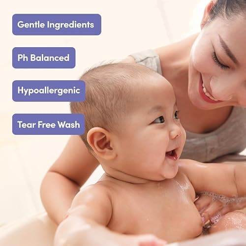 Aveeno Baby Bathtime Solutions Mommy & Me Gift Set, Baby Wash & Shampoo, Calming Bath, Daily Moisturizing Lotion and Stress Relief Body Wash for Mom, Colloidal Oat, Baby Bath Essentials, 4 items thumbnail 4