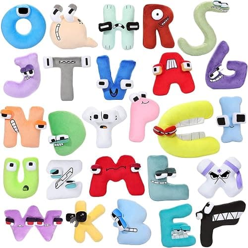 Letter Plush, 26-Letter Series Plush, A-Z Letter Games, Interesting Stuffed Doll Soft Pillow Decoration, Holiday and Birthday Gifts for Children and Friends' Families. - Image 1