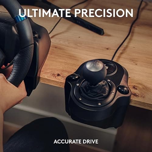 Logitech G Driving Force Shifter – Compatible with G29, G920 & G923 Racing Wheels for-PlayStation 5, Playstation 4, Xbox-Series X|S, Xbox-One, and-PC thumbnail 3