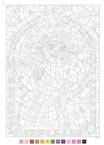 Coloriages mystères Disney - Vitraux thumbnail 3
