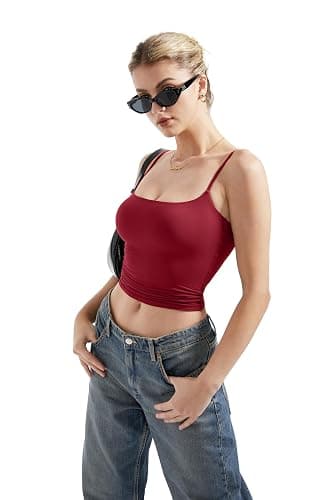SUUKSESS Women Sexy Square Neck Tank Top Summer Y2K Going Out Basic Cami Shirt thumbnail 2