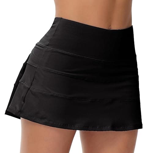 MCEDAR Pleated Tennis Skirt for Women with Pockets Women's High Waisted Athletic Golf Skorts Skirts Running Workout Shorts thumbnail 6