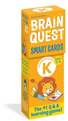 Brain Quest Kindergarten Smart Cards Revised 5th Edition (Brain Quest Smart Cards) - Image 1