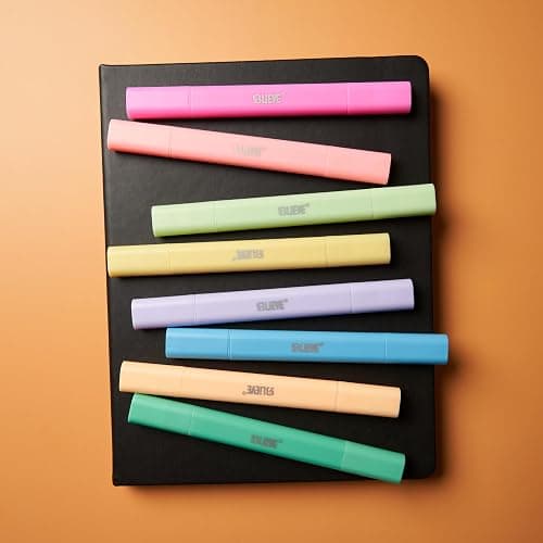 BLIEVE- Aesthetic Bible Highlighters No Bleed Through Assorted Colors, Cute Highlighter Dual Tip For Journaling Supplies And School Accessories, Bible Highlighters And Pens No Bleed (VIBRANT) thumbnail 8