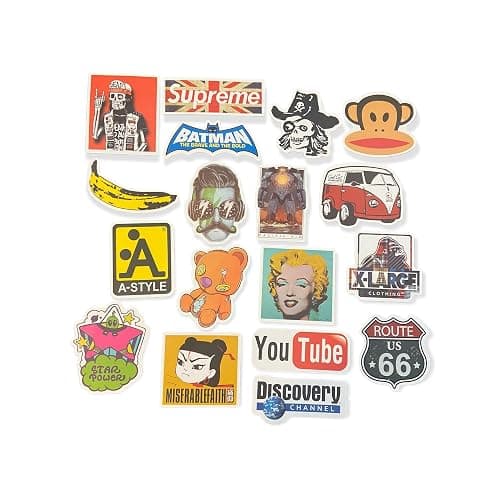 100 Decal Big Vinyl Bomb Aesthetic Cool Cute Preppy Water Bottles Stickers Pack Bundles Tween Teens Mens Adults Vans Superman Bottle Laptop MacBook PC Sublime Skateboard Anime Cool Fun VW Kawaii Kids thumbnail 5