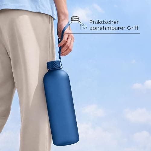 Twinzen Tritan Trinkflasche 1,5 L BPA-frei Auslaufsicher Rosa | Ideal für Sport, Schule und Büro · Robust und langlebig · Wiederverwendbar · Einfache Reinigung · Alltagstauglich thumbnail 8
