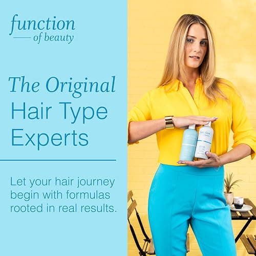 Function of Beauty Straight Hair Shampoo & Conditioner Set - Anti-Frizz | Lightweight & Hydrating - Sulfate-Free Shampoo & Conditioner Duo for Natural Volume & Shine - Oily Hair Care Products thumbnail 7