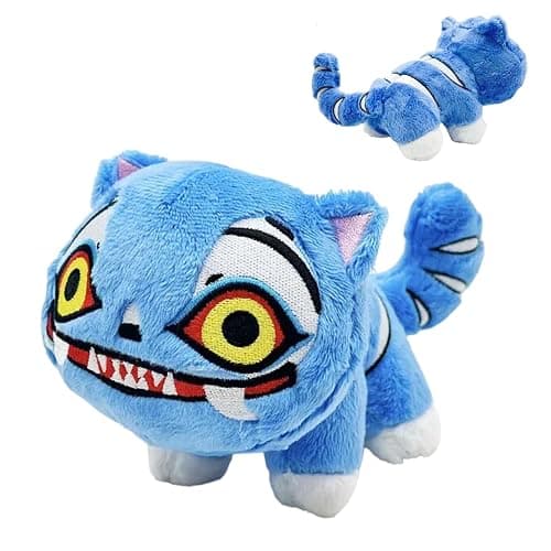 Cute Movie Character Plush Toy – Soft Stuffed Doll Gift for Movie Fans & Collectors (Big Blue Tiger) - Image 1