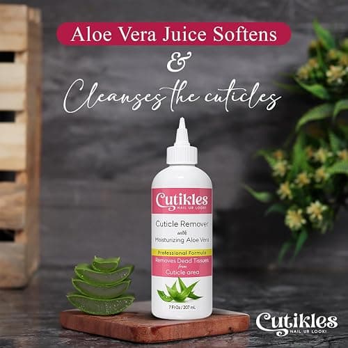 Cutikles Cuticle Remover Gel Removes Dead Overgrown Cuticle, Nourishes Hydrates Cuticle Area, Professional Grade Formula With Aloe Vera Gel -7 Fl Oz thumbnail 7