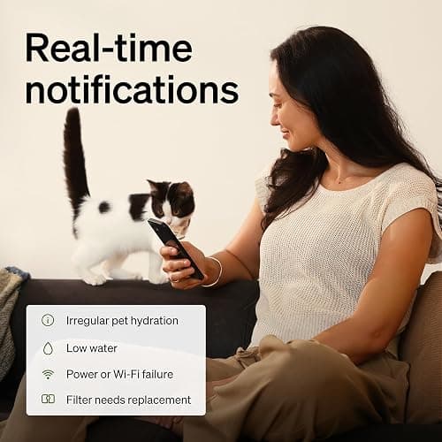 PETLIBRO RFID Automatic Cat Feeder & Water Fountain – Collar Tag Activated, Personalized Feeding & Fresh Water for Multi-Pet Homes, Wi-Fi Programmable Combo with Cat Recognition & Diet Tracking thumbnail 6