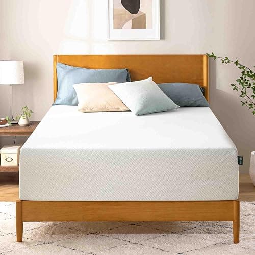 Zinus 14 Inch Queen Green Tea Memory Foam Mattress, Fiberglass Free, Medium Firm Feel, Zoned Pressure Relief, Certified Safe Foams & Fabric, Mattress in A Box thumbnail 9