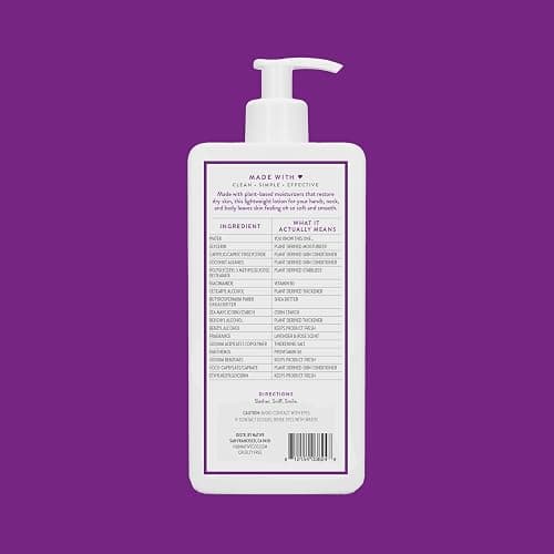 Native Body Lotion Contains Naturally Derived Plant-Based Moisturizers for Women and Men | Restores Dry Skin, Lavender & Rose, 16.5 fl oz thumbnail 2